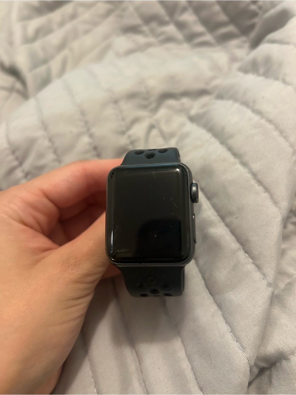 Black Apple Watch Series 38mm Watch